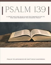 Psalm 139 Unison choral sheet music cover
